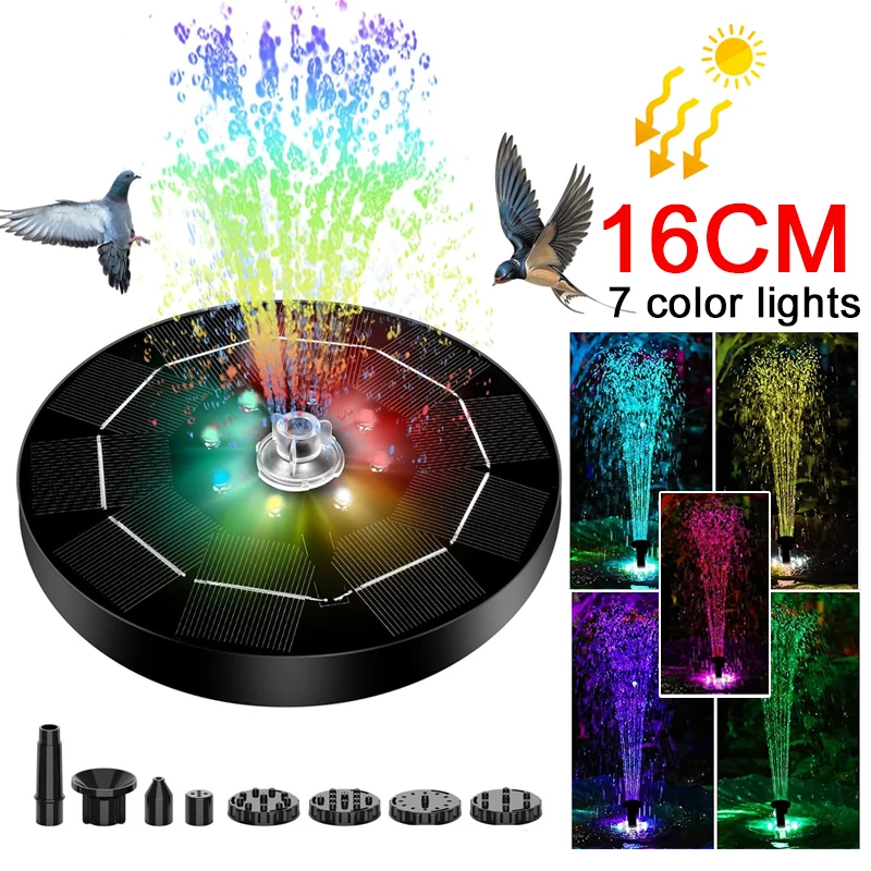 Bonsai Garden Fountain - Brunnen Licht 7 Farben LED Licht