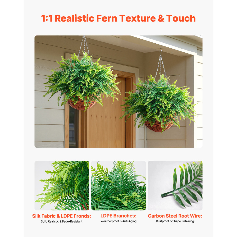 Künstliche Farne, 2 Stück küns – Bonsai Garden Wall Bewertung und Preis
