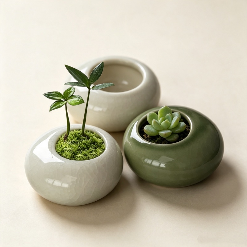 Mini Eisriss-Glasierte Pflanze – Bonsai Garden Art Bewertung und Preis