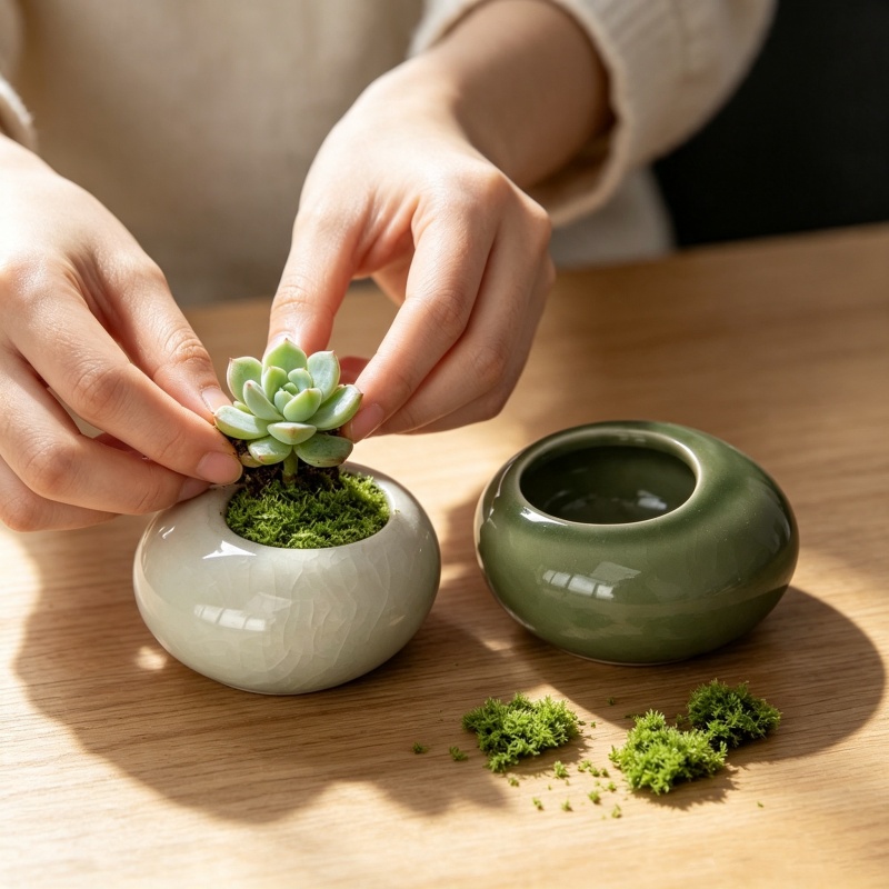 Mini Eisriss-Glasierte Pflanze – Bonsai Garden Art Bewertung und Preis