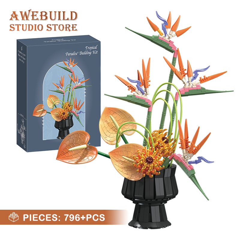 NEUE Paradiesvogelblume Bauste – Bonsai Garden Lego Bewertung und Preis