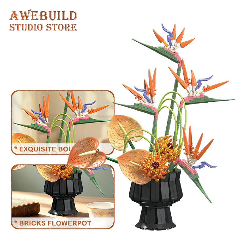 NEUE Paradiesvogelblume Bauste – Bonsai Garden Lego Bewertung und Preis