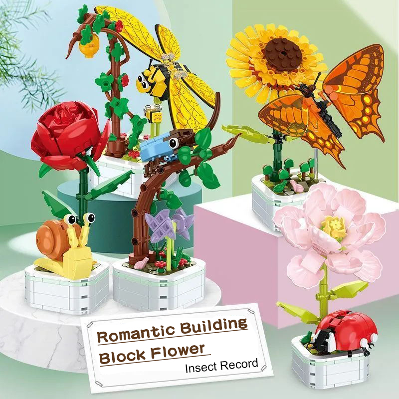 Mini-Rosen-Schmetterlings-Topf – Bonsai Garden Lego Bewertung und Preis
