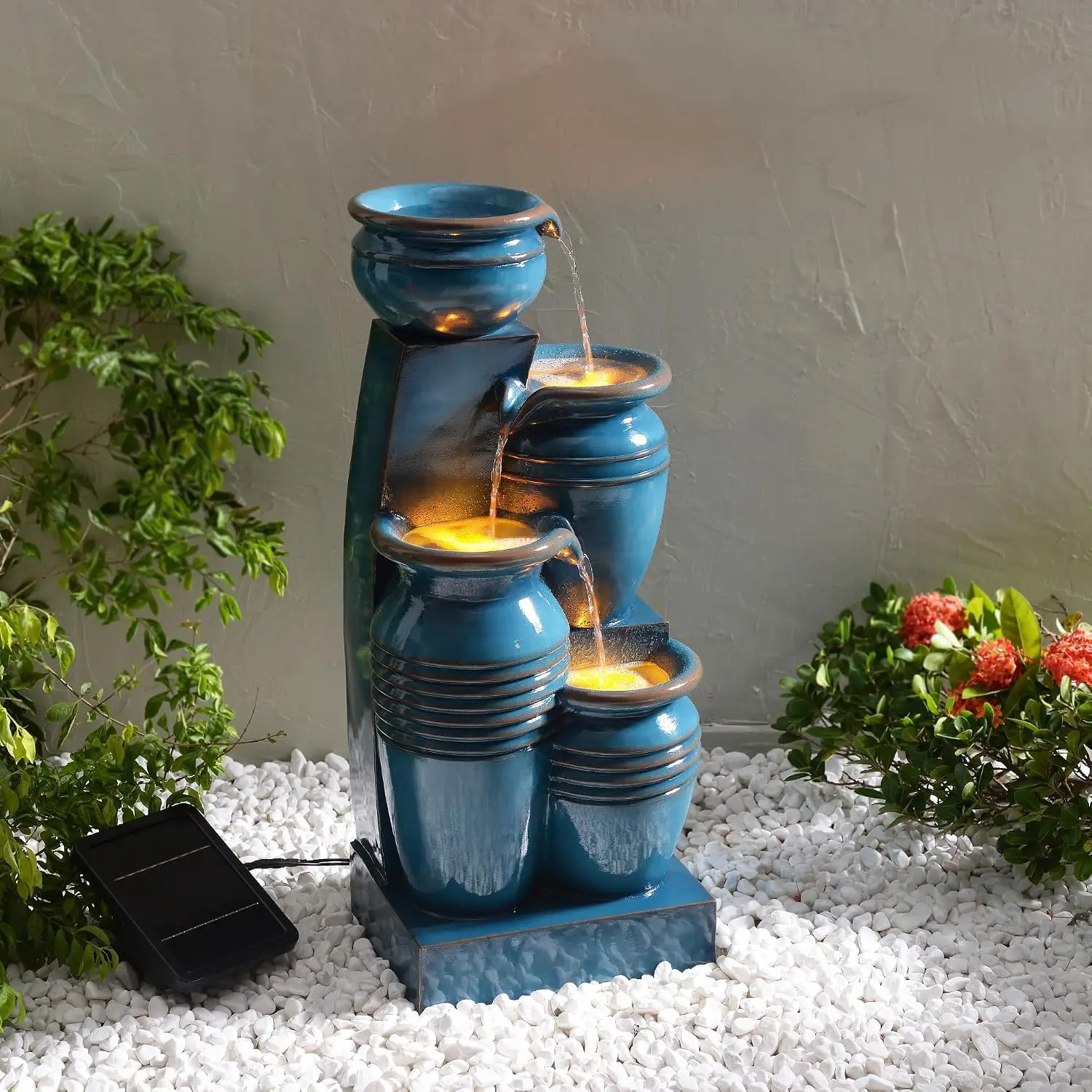 28,7 Zoll großer, 4-stufiger,  – Bonsai Garden Fountain Bewertung und Preis