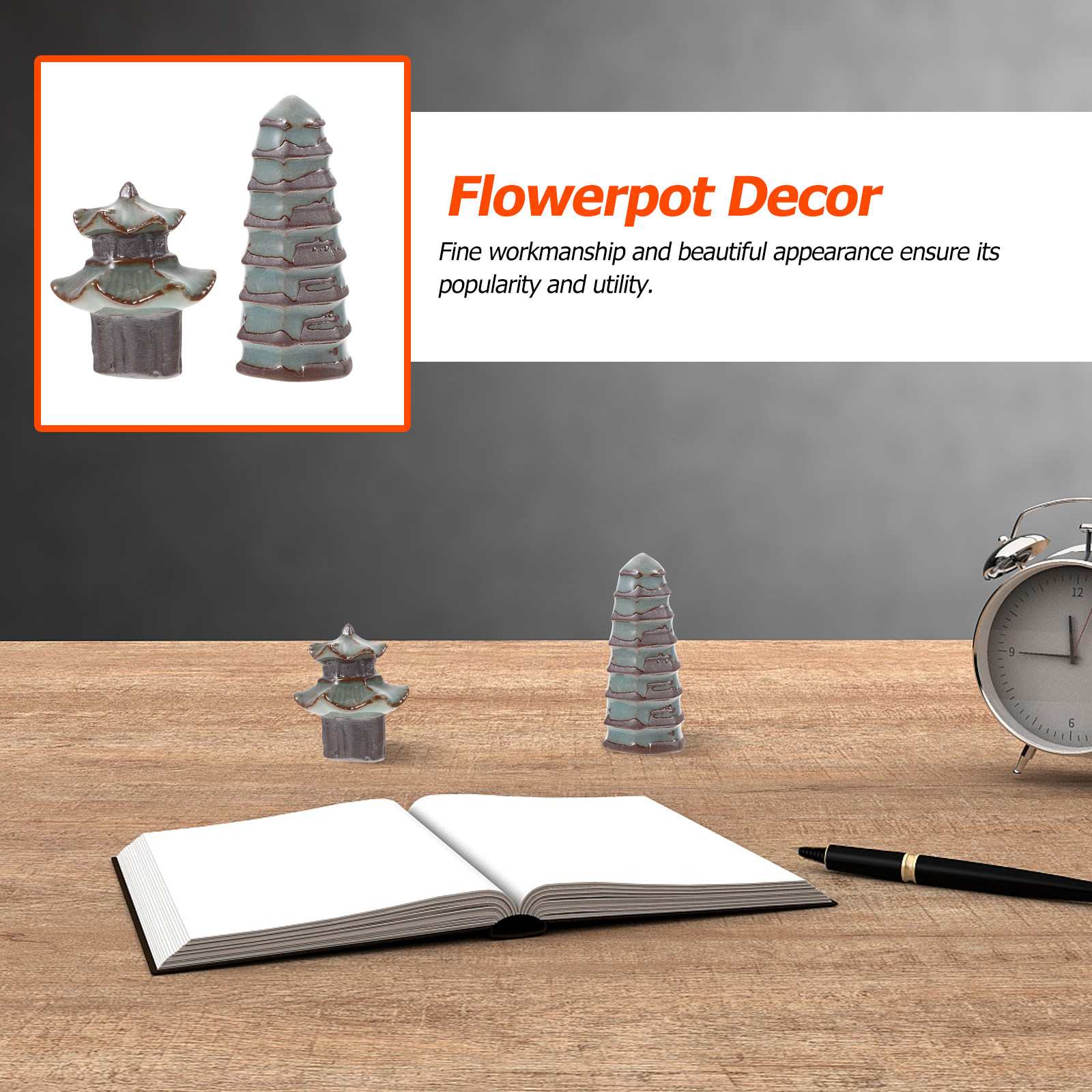 2 Stück Keramik-Blumentopf-Dek – Bonsai Garden Landscape Design Bewertung und Preis