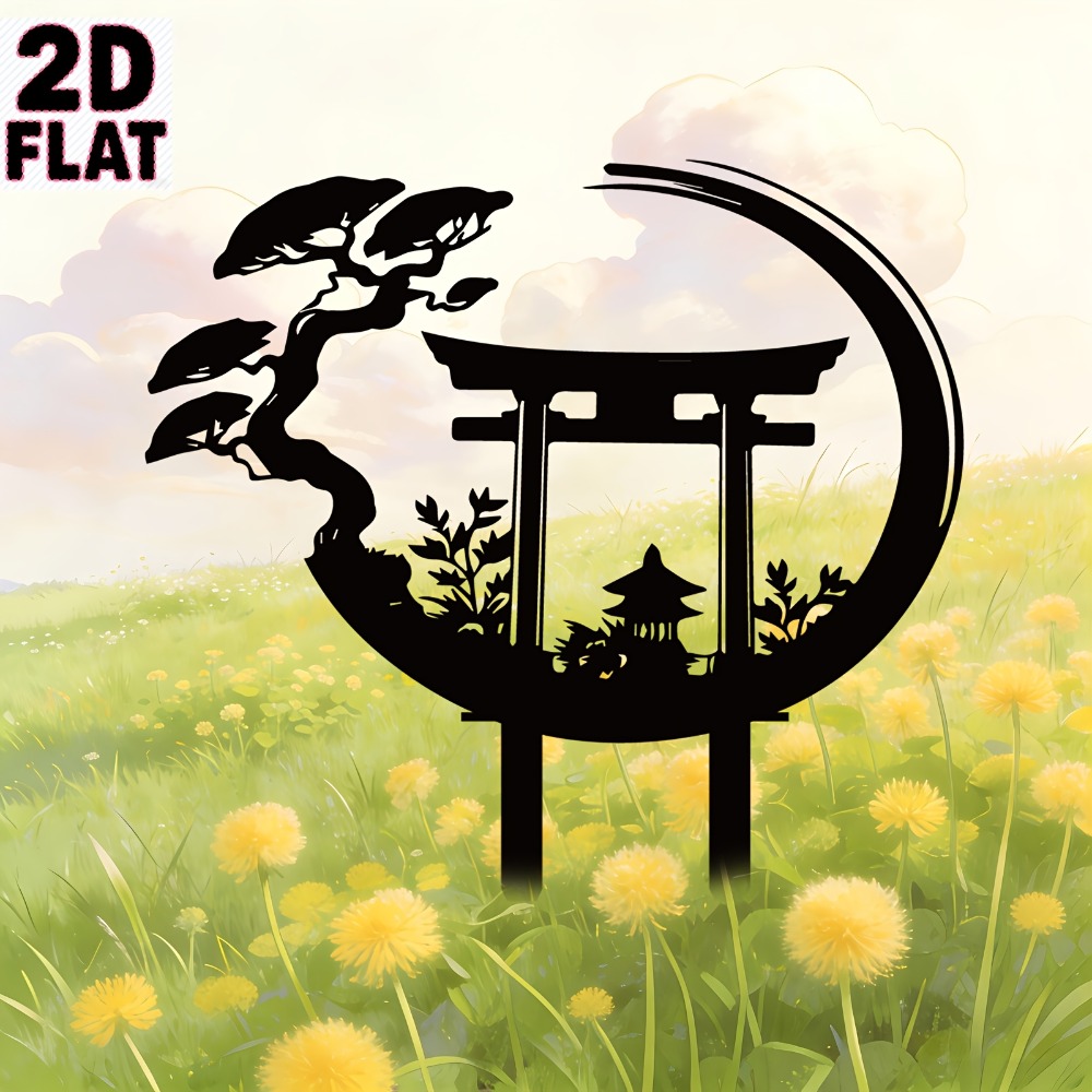CIFBUY Metall-Wandkunst Torii- – Bonsai Garden Art Bewertung und Preis