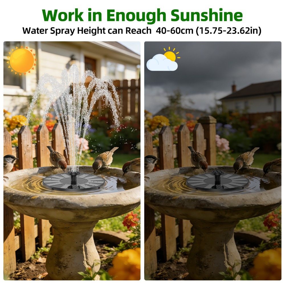 Neue 1,4W Solar-Springbrunnenp – Bonsai Garden Fountain Bewertung und Preis