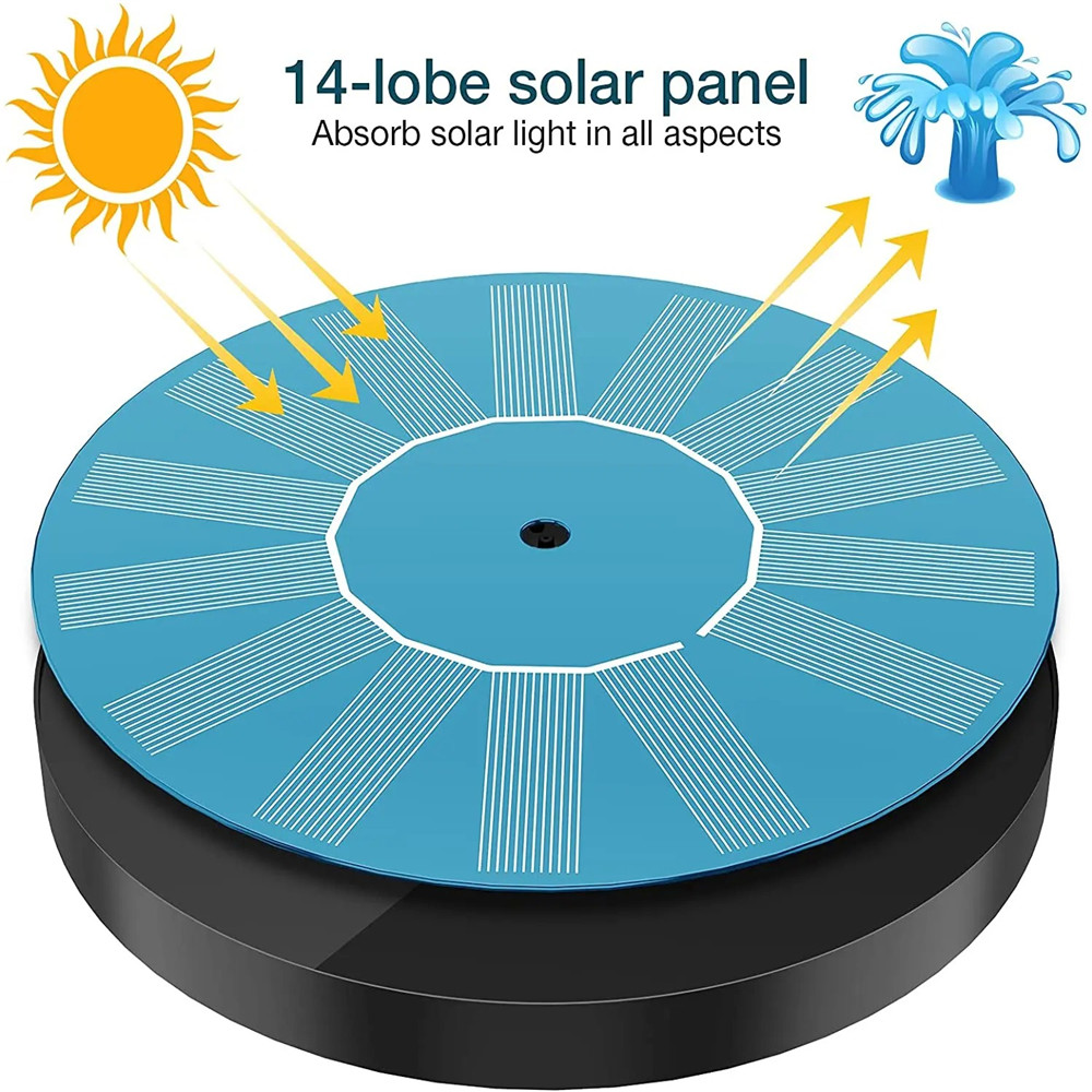 13 cm schwimmendes Solarpanel, – Bonsai Garden Fountain Bewertung und Preis