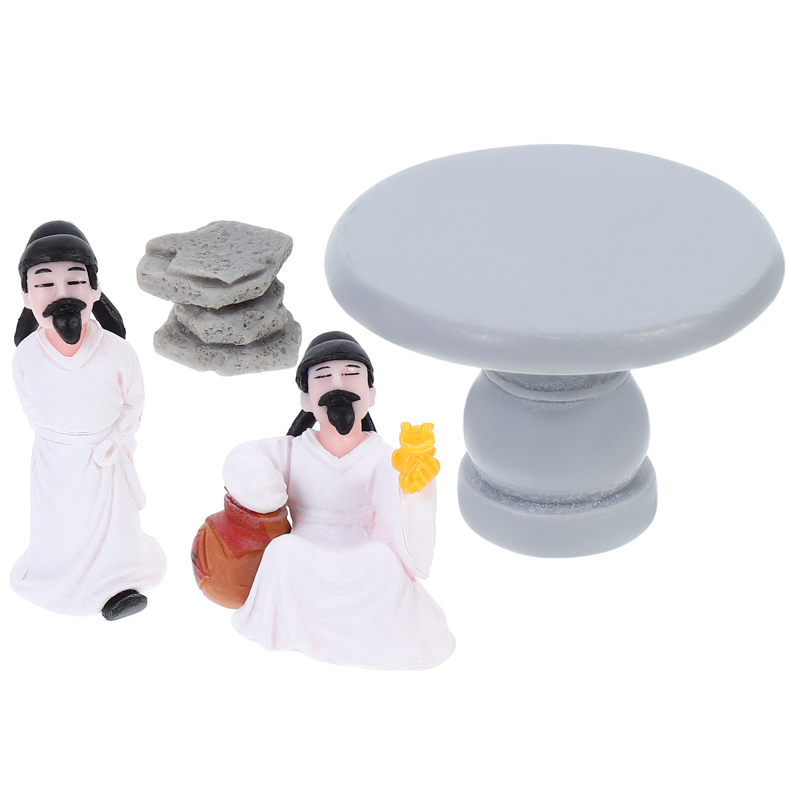 Miniatur-Steintisch-Stuhl-Set, – Bonsai Zen Garden Set Bewertung und Preis