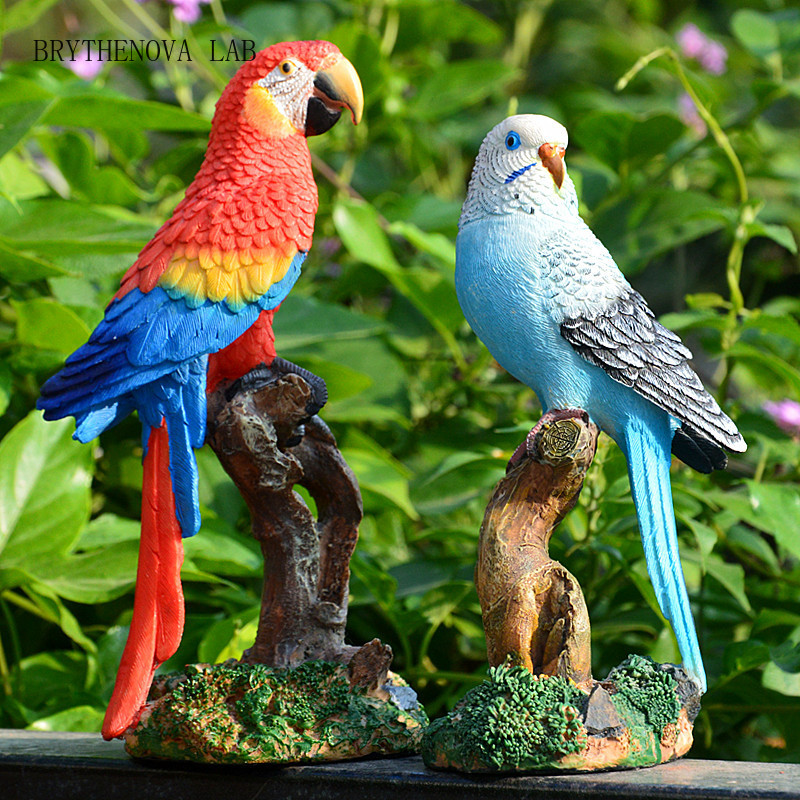 Harpiksguss Papageien-Statue O – Bonsai Garden Wall Bewertung und Preis