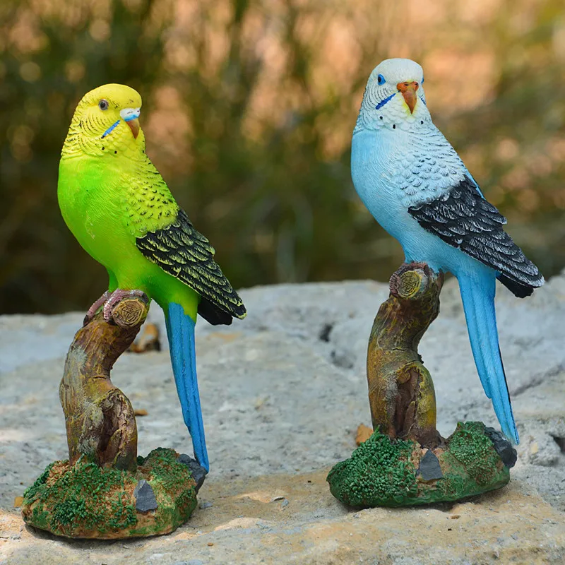 Harpiksguss Papageien-Statue O – Bonsai Garden Wall Bewertung und Preis