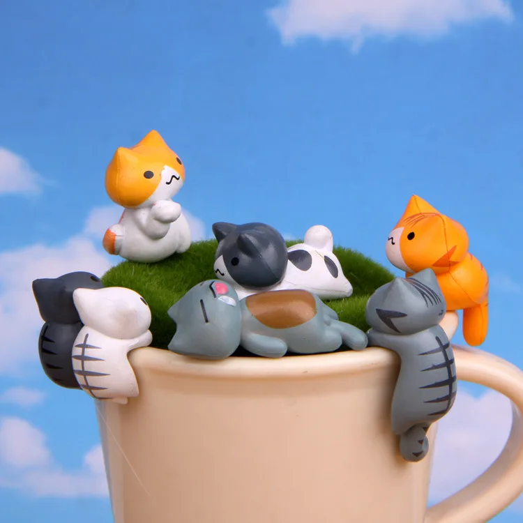 6 Stück/Set Cartoon Glückskatz – First Bonsai Garden Bewertung und Preis